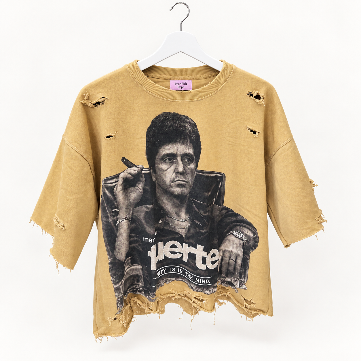 Stay Strong Tee – Vintage Mustard
