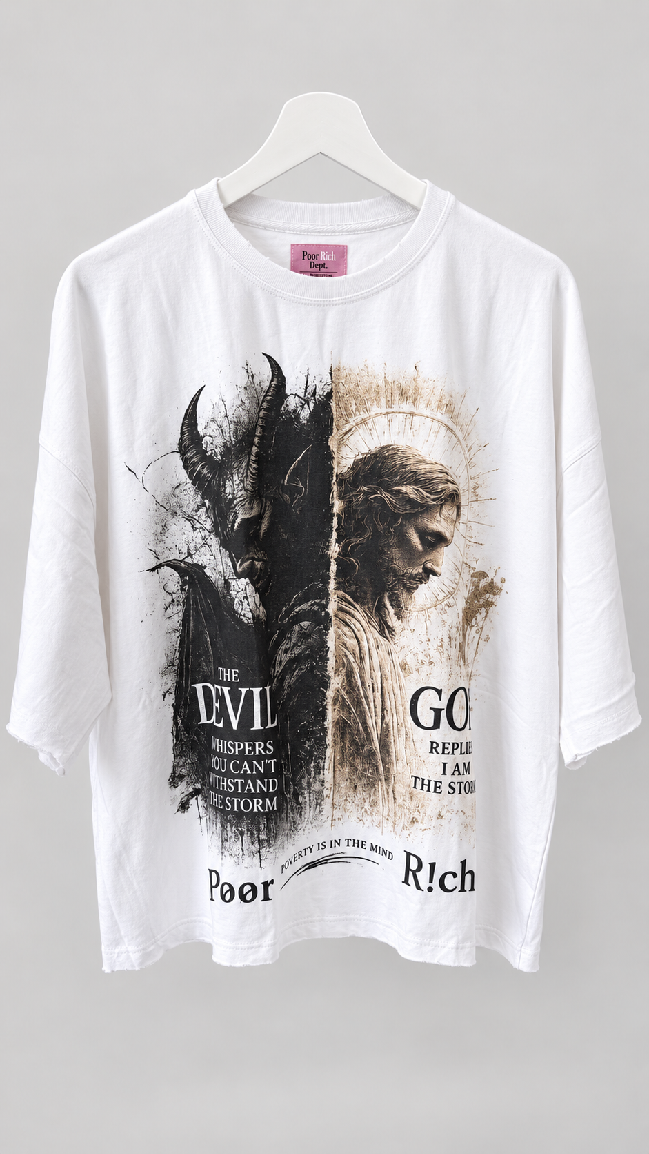 Pøør R!ch Đept – Divine Resistance Tee.