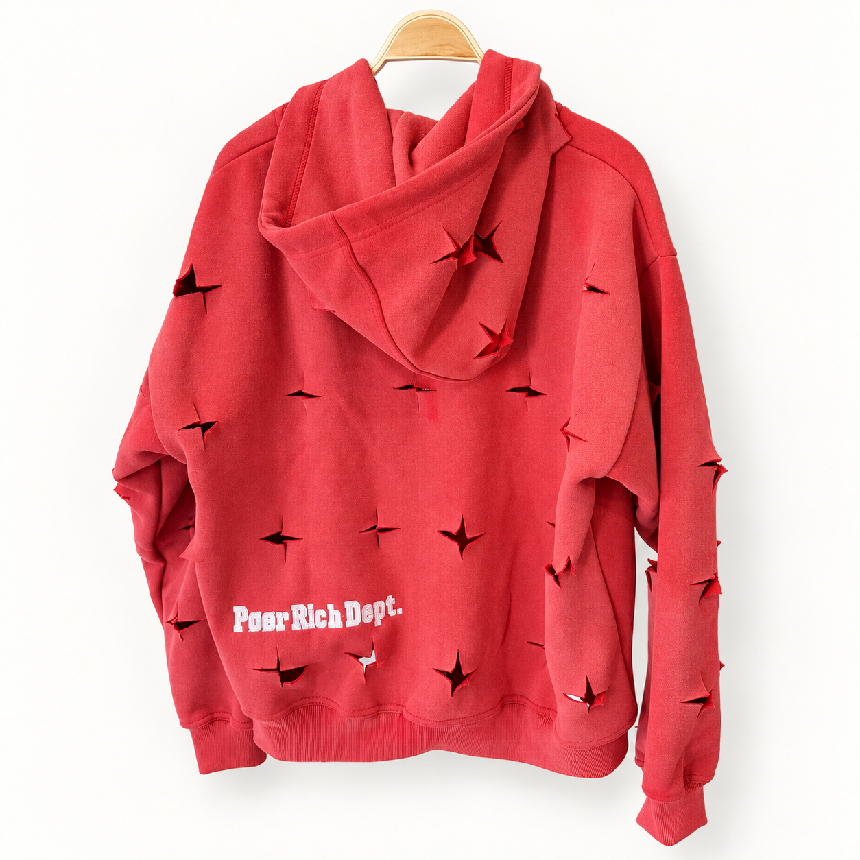 Ruby Distressed Zip Hoodie